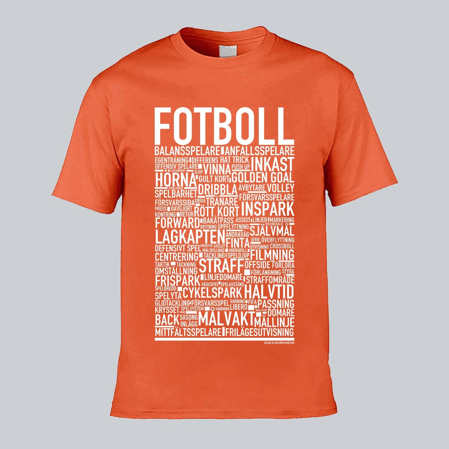 Fotboll Text T-shirt