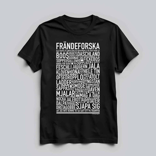 Frändeforska Dialekt Text T-shirt