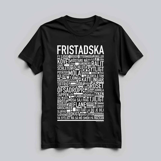 Fristadska Dialekt Text T-shirt