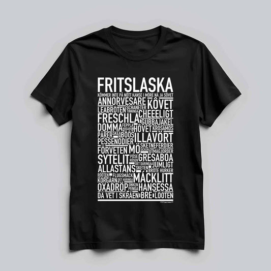 Fritslaska Dialekt Text T-shirt
