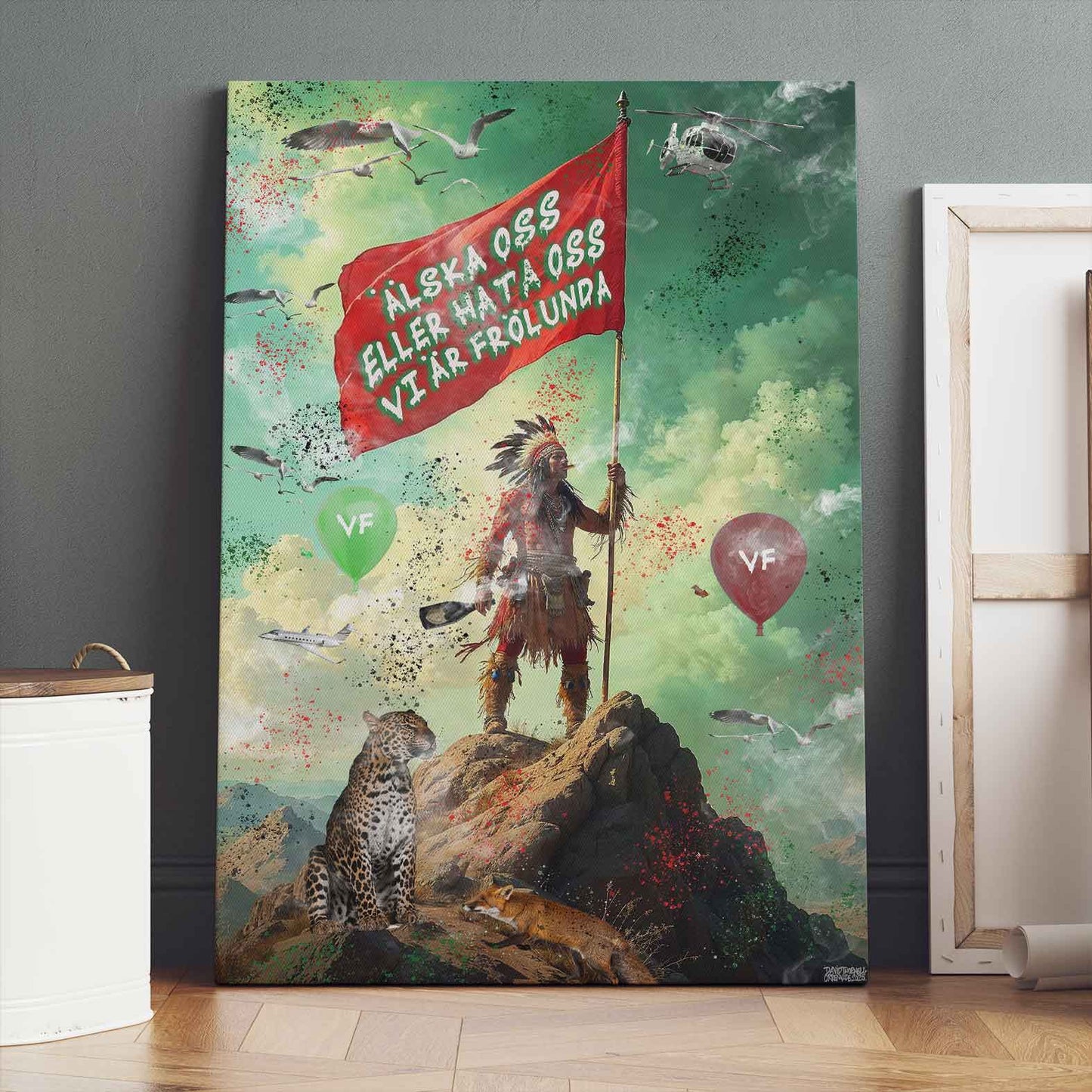 Frölunda Indian Canvas