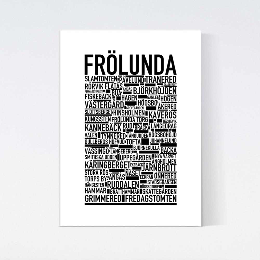 Frölunda Text Poster