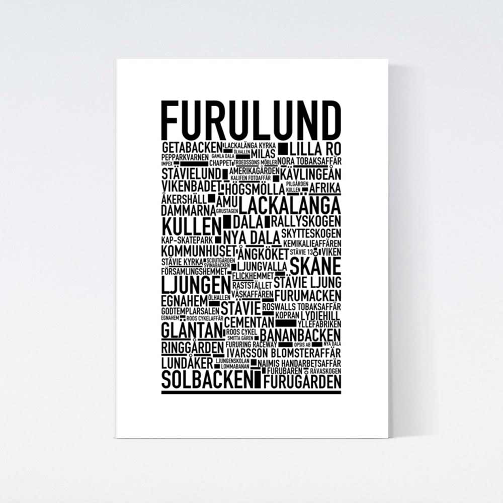 Furulund Text Poster