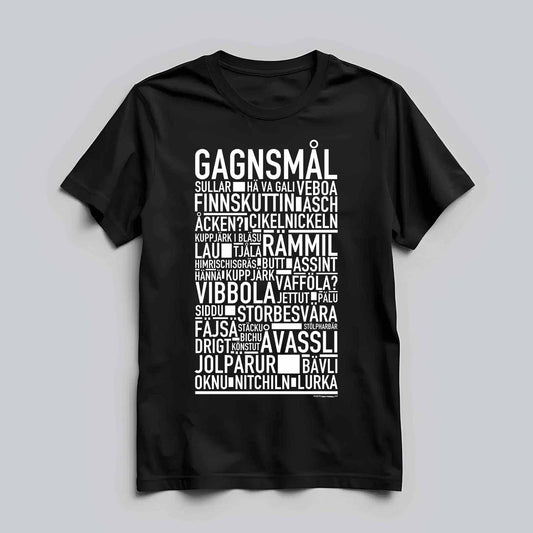 Gagnsmål Dialekt Text T-shirt