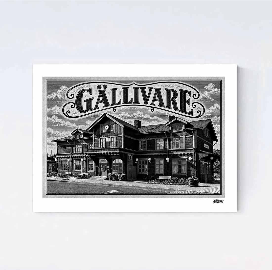 Gällivare Nostalgi Poster