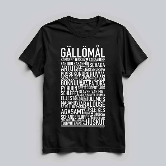 Gällömål Dialekt Text T-shirt