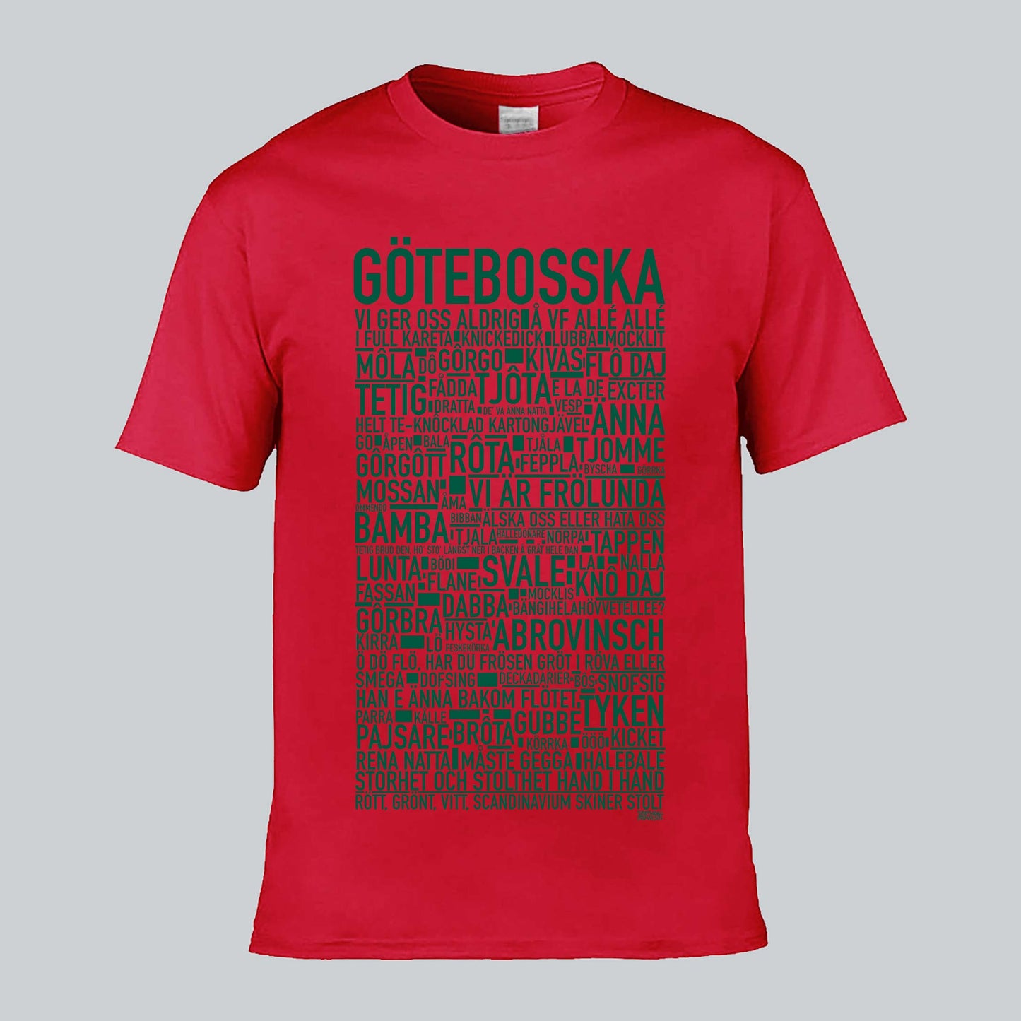Götebosska Vi Ger Oss Aldrig T-shirt