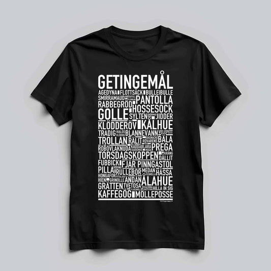 Getingemål Dialekt Text T-shirt