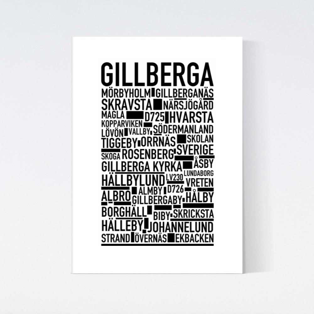 Gillberga Text Poster