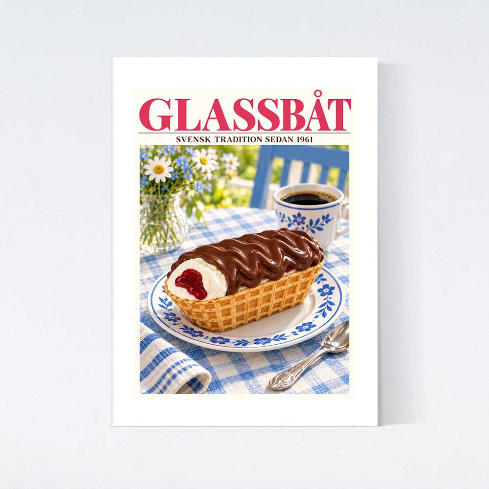Glassbåt Poster