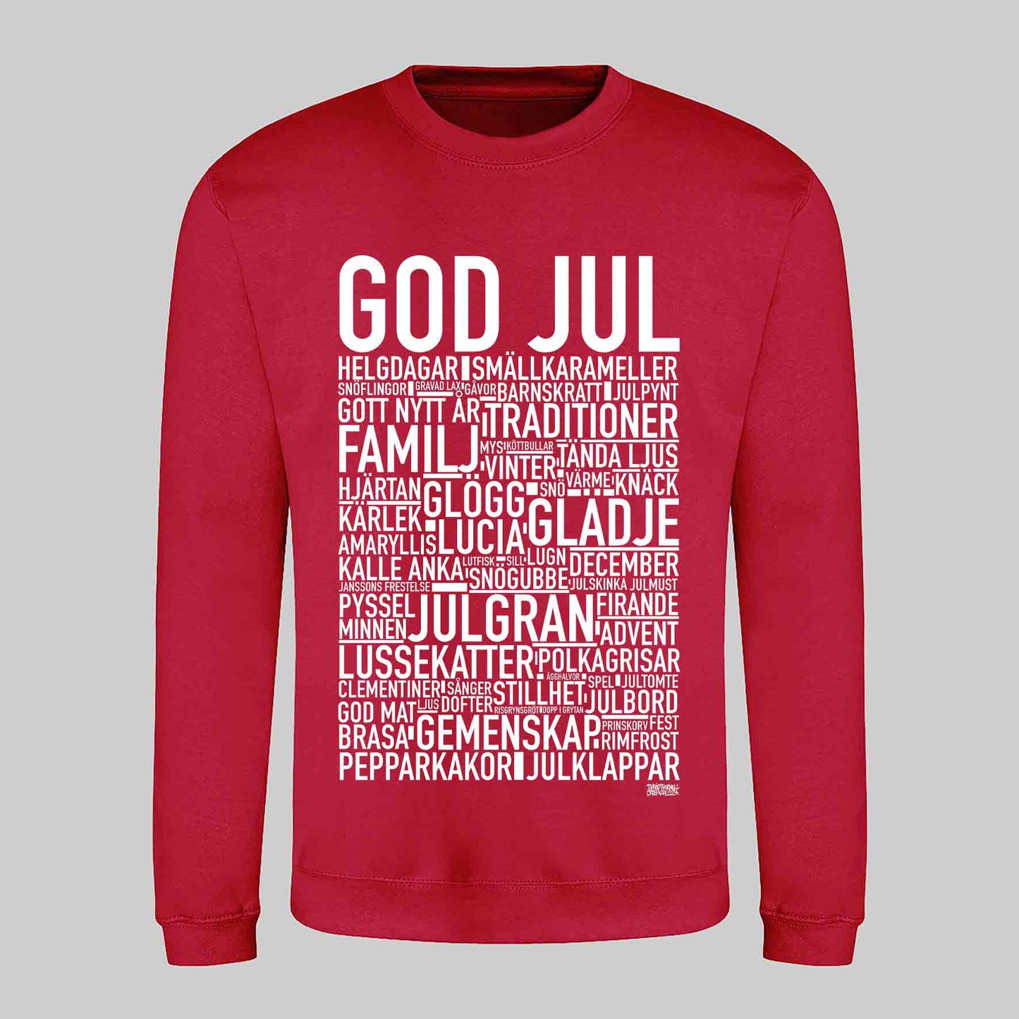 God Jul Text Sweatshirt
