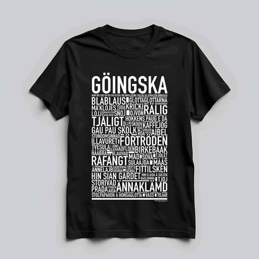 Göingska Dialekt Text T-shirt