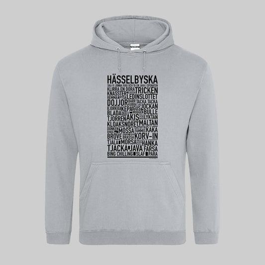 Hässelbyska Dialekt Text Hoodie