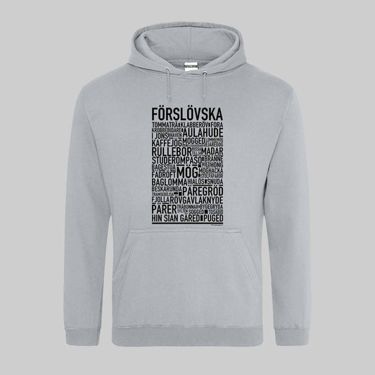 Förslövska Dialekt Text Hoodie