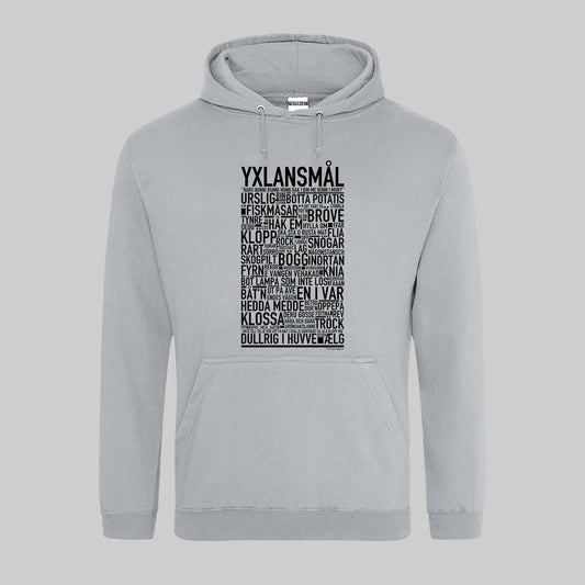 Yxlansmål Dialekt Text Hoodie