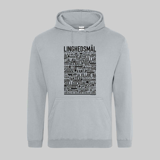 Linghedsmål Dialekt Text Hoodie