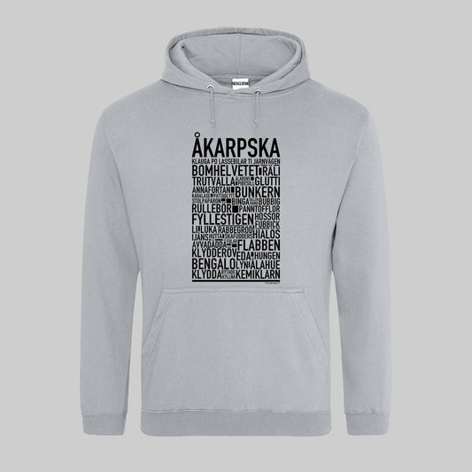 Åkarpska Dialekt Text Hoodie
