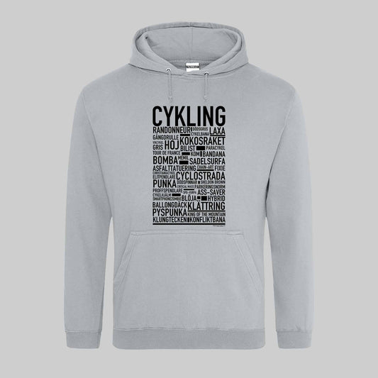 Cykling Text Hoodie