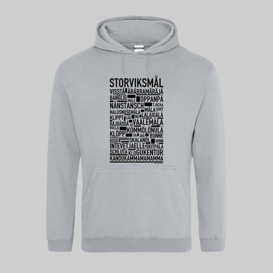 Storviksmål Dialekt Text Hoodie