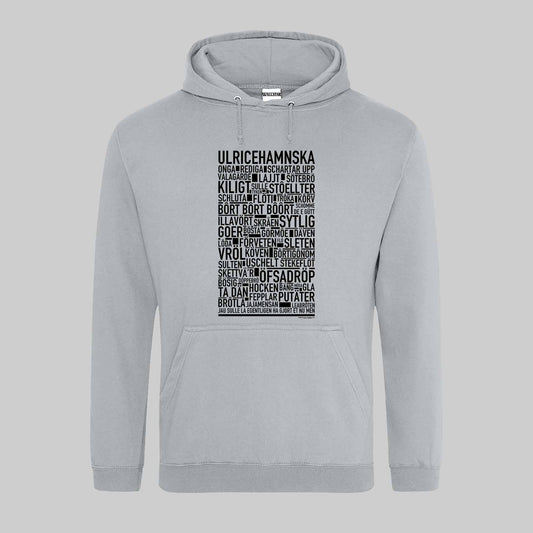 Ulricehamnska Dialekt Text Hoodie