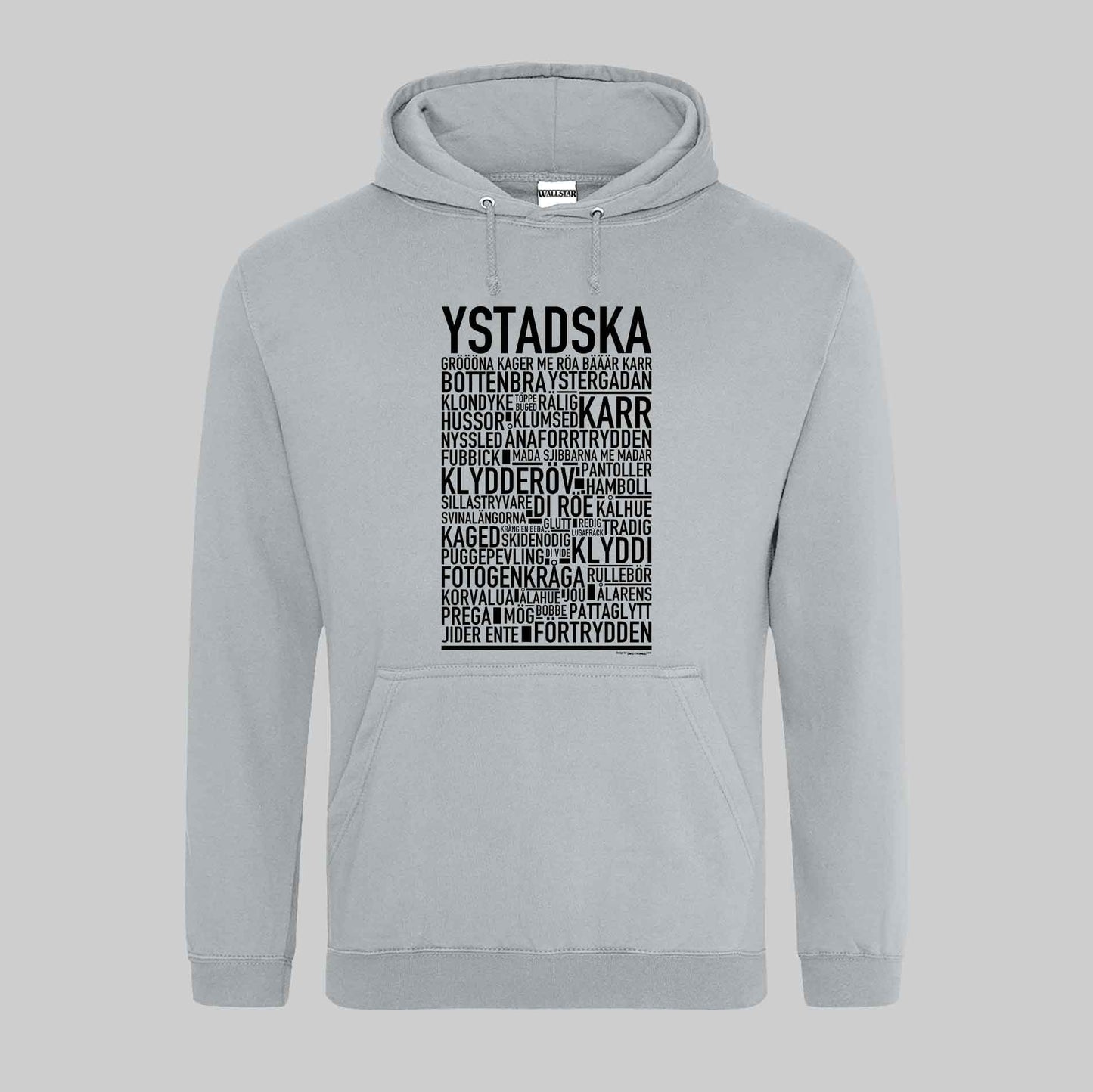 Ystadska Dialekt Text Hoodie