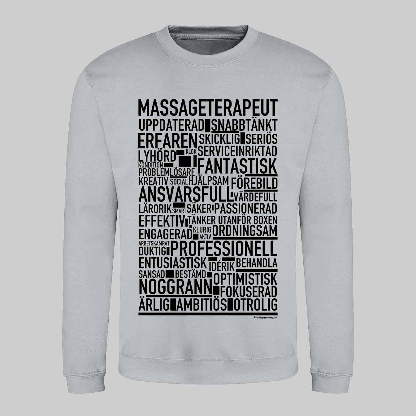 Massageterapeut Text Sweatshirt