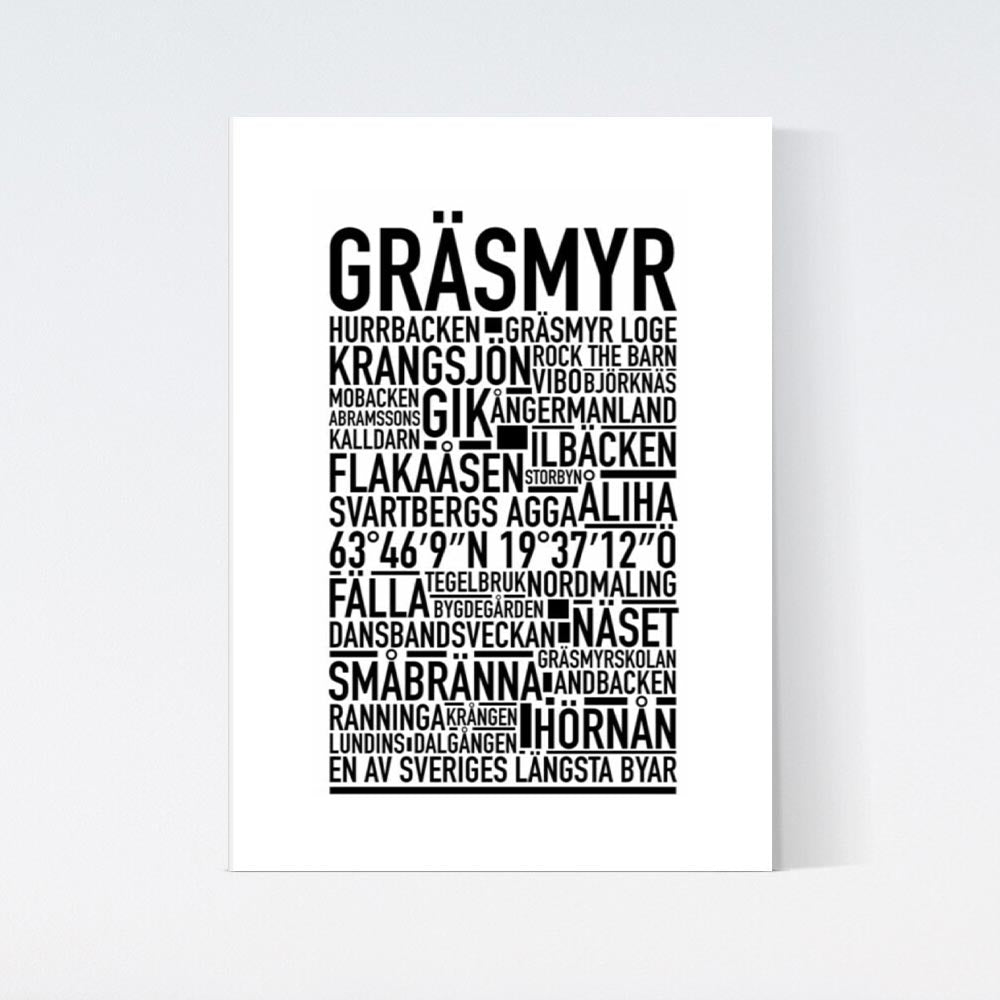 Gräsmyr Text Poster