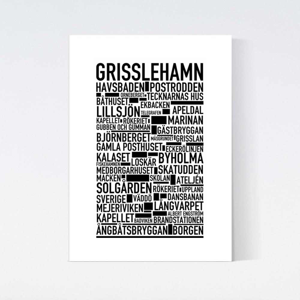 Grisslehamn Text Postern