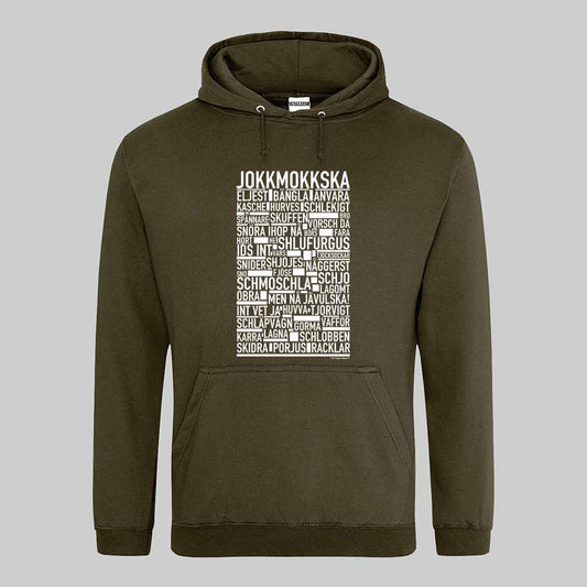 Jokkmokkska Dialekt Text Hoodie