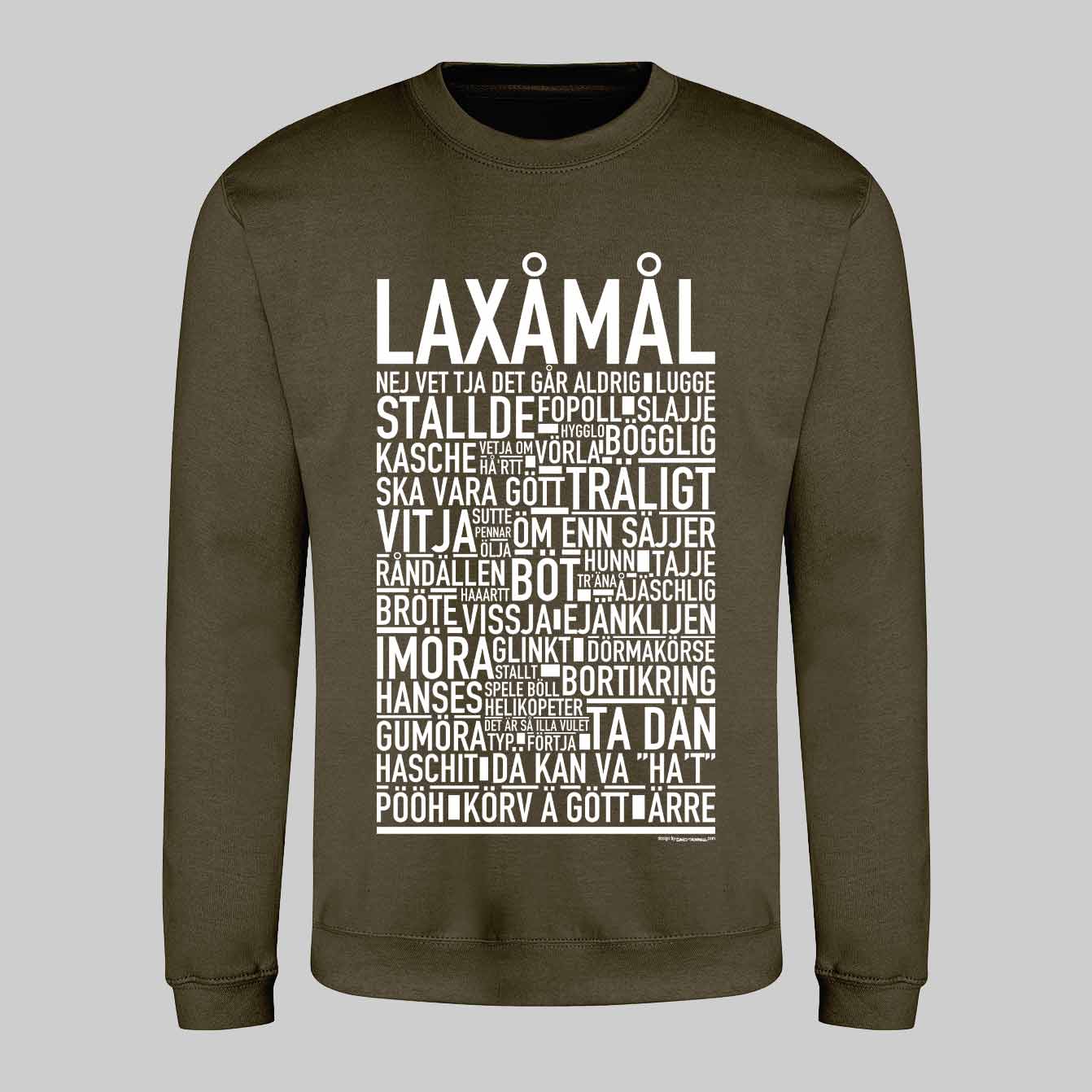 Laxåmål Dialekt Text Sweatshirt