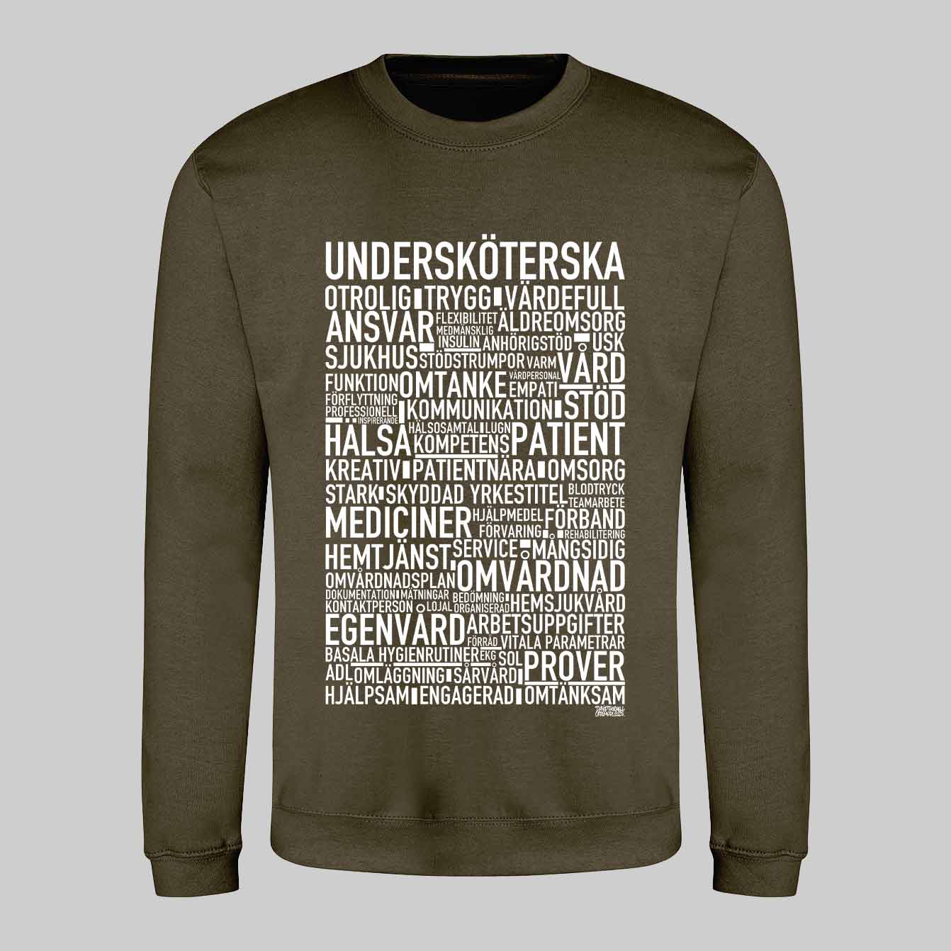 Undersköterska 2025 Text Sweatshirt