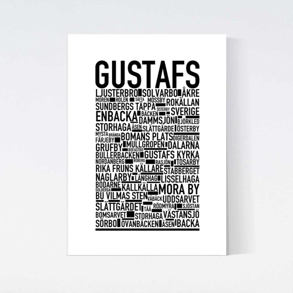 Gustafs Text Poster