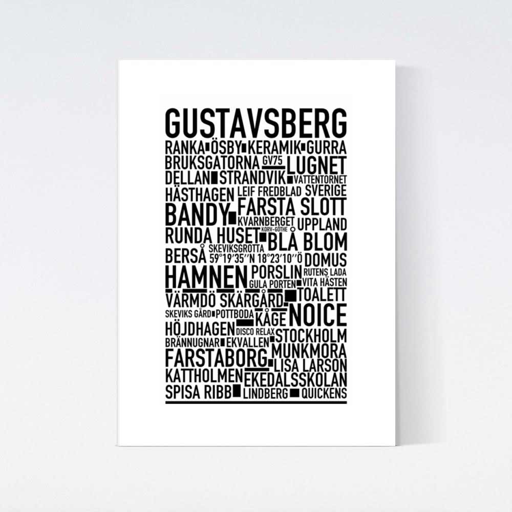 Gustavsberg Text Poster