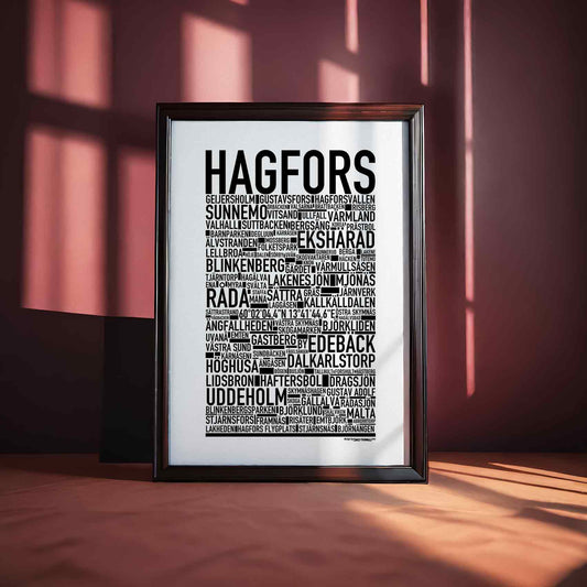 Hagfors Text Poster