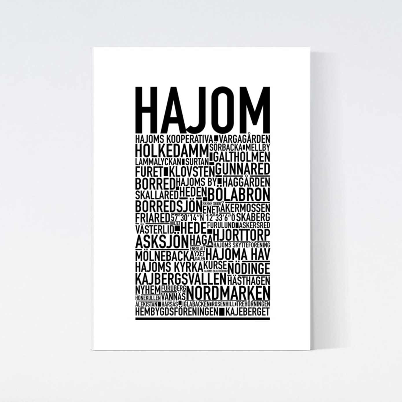 Hajom Text Poster