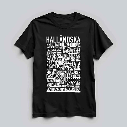 Halländska Dialekt Text T-shirt
