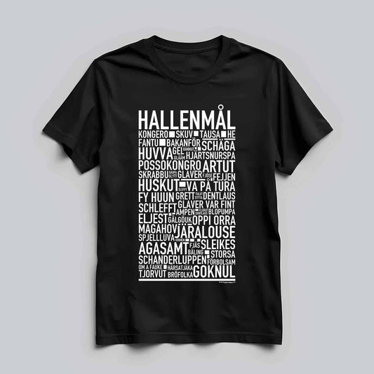 Hallenmål Dialekt Text T-shirt
