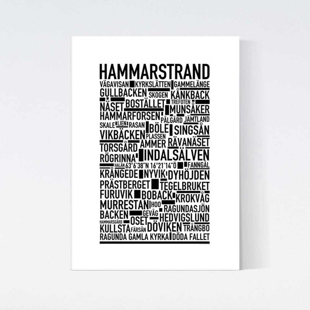 Hammarstrand Text Poster
