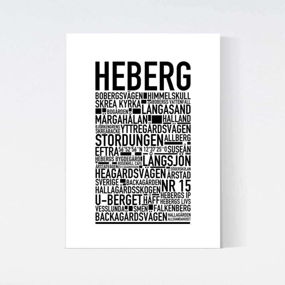 Heberg Text Poster