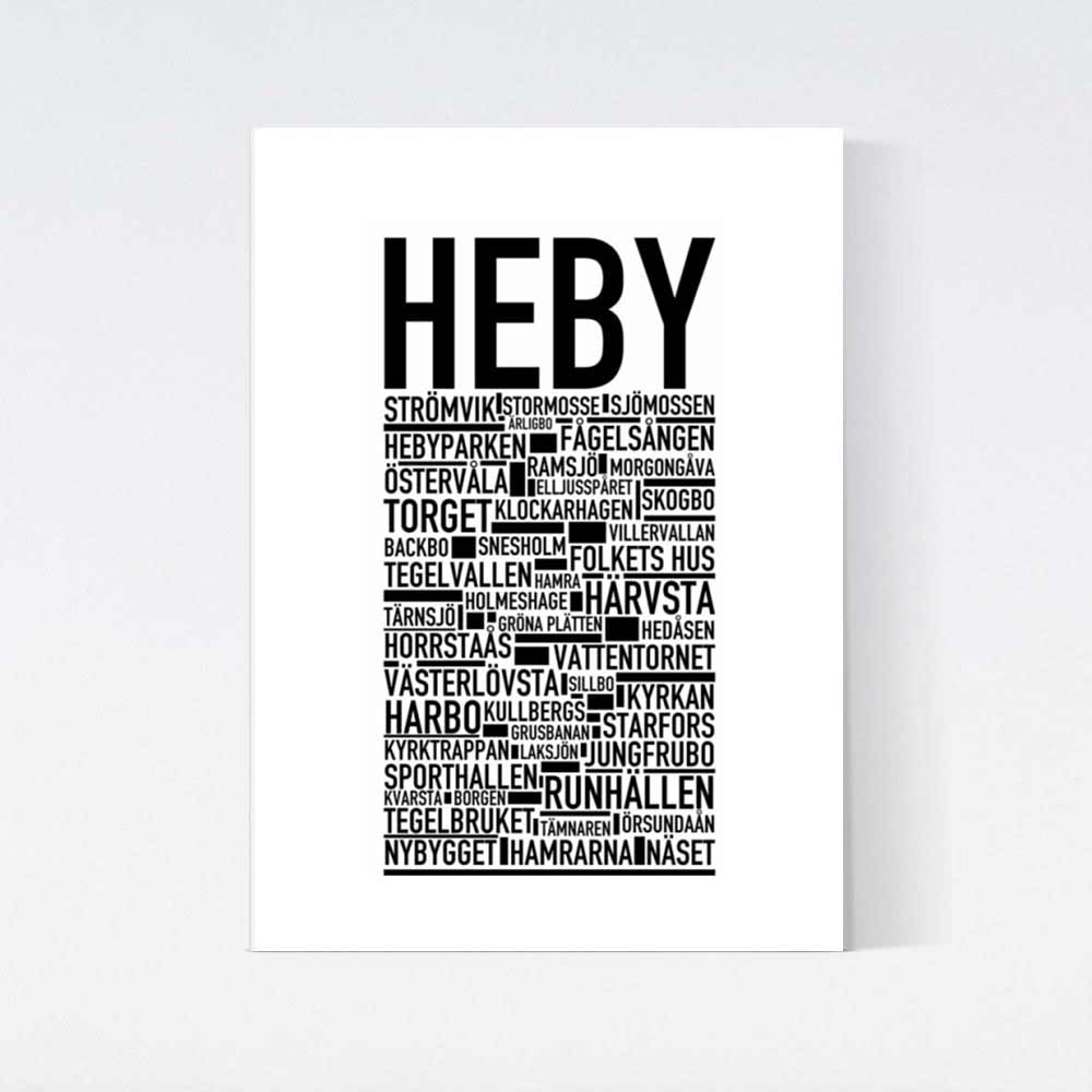 Heby Text Poster