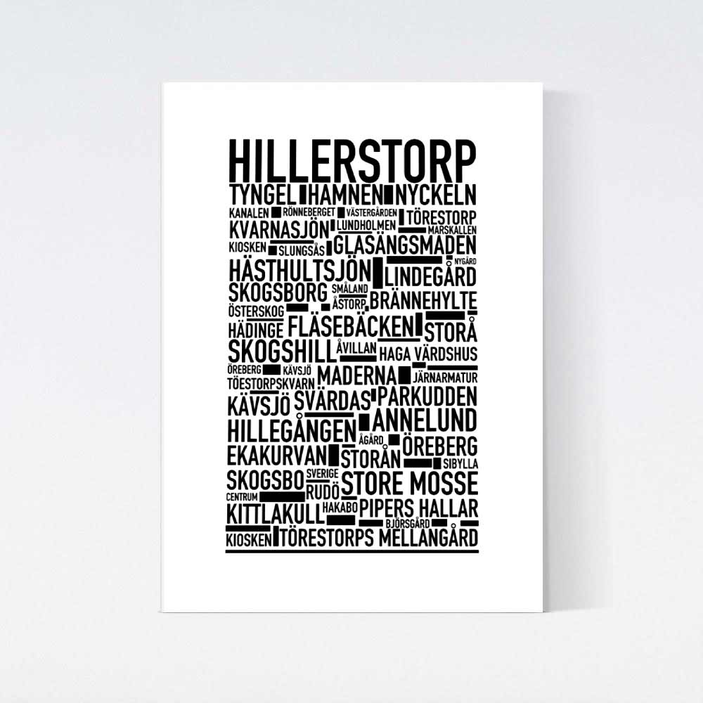Hillerstorp Text Poster