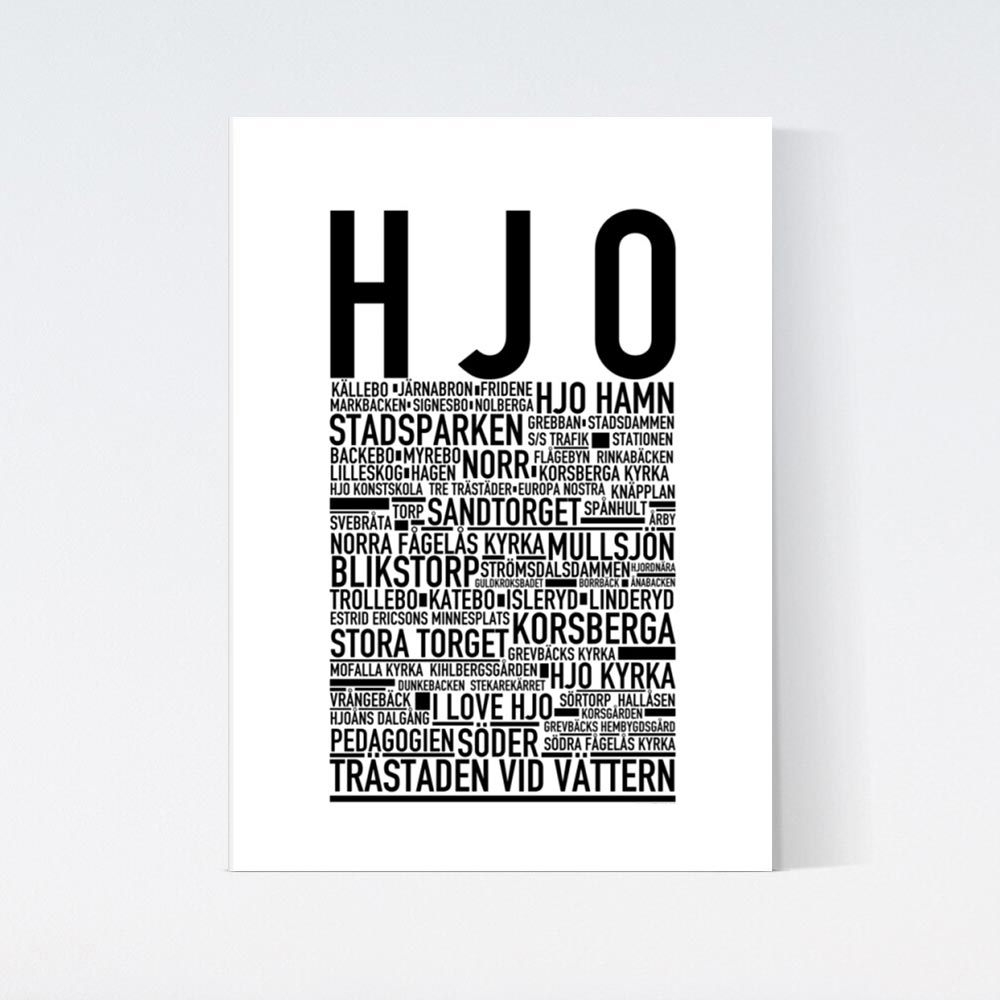 Hjo Text Poster
