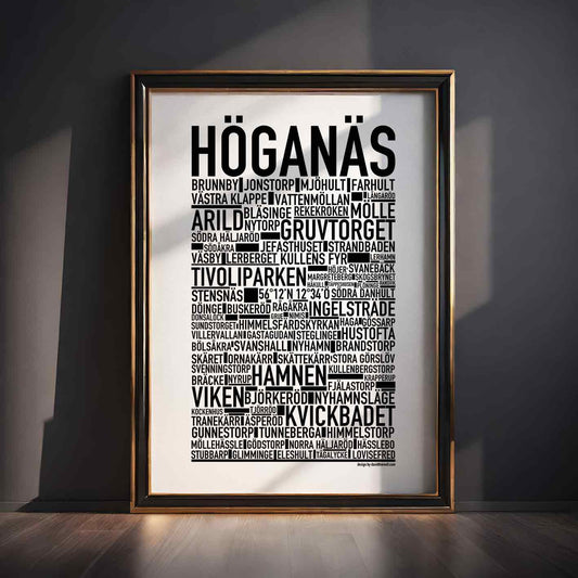 Höganäs Text Poster
