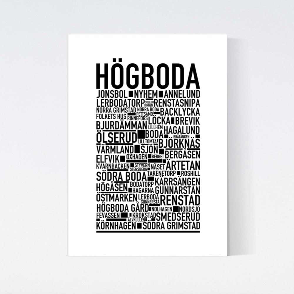 Högboda Text Poster
