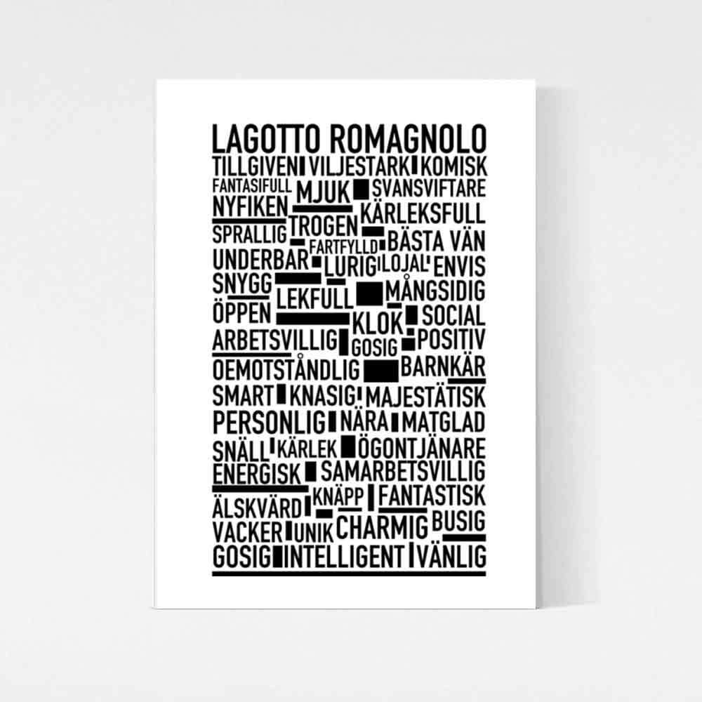 Lagotto Romagnolo Text Poster