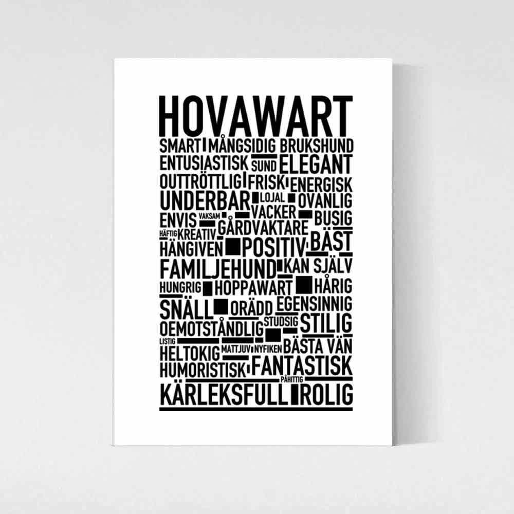 Hovawart Text Poster