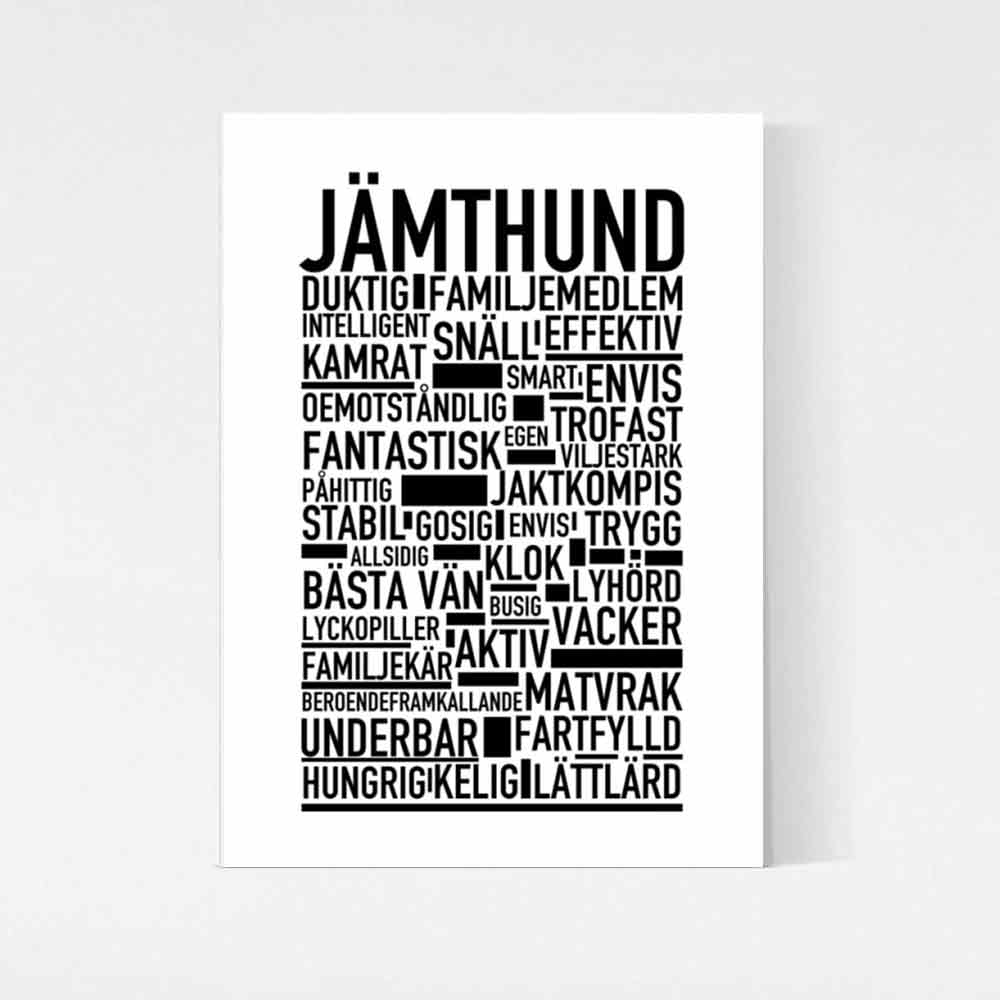 Jämthund Text Poster