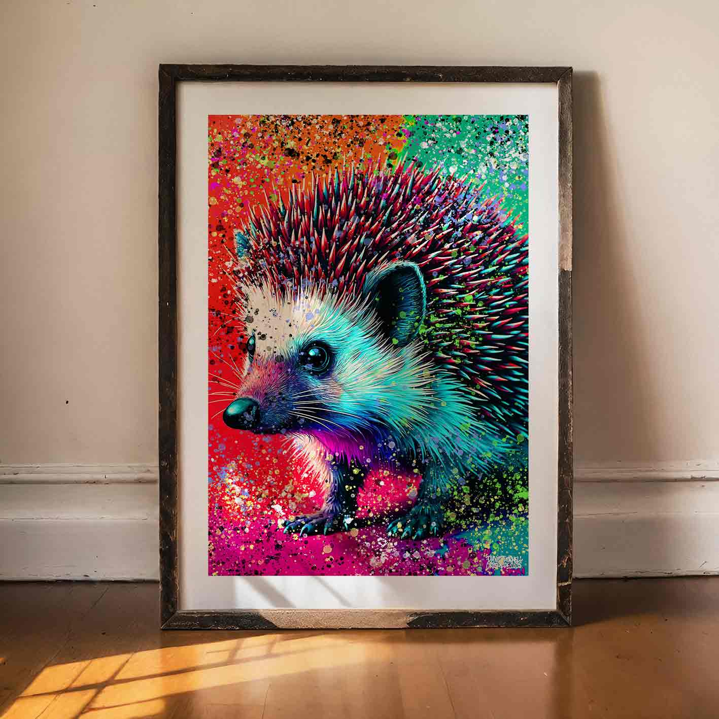 Taggig & Glad Igelkott Poster