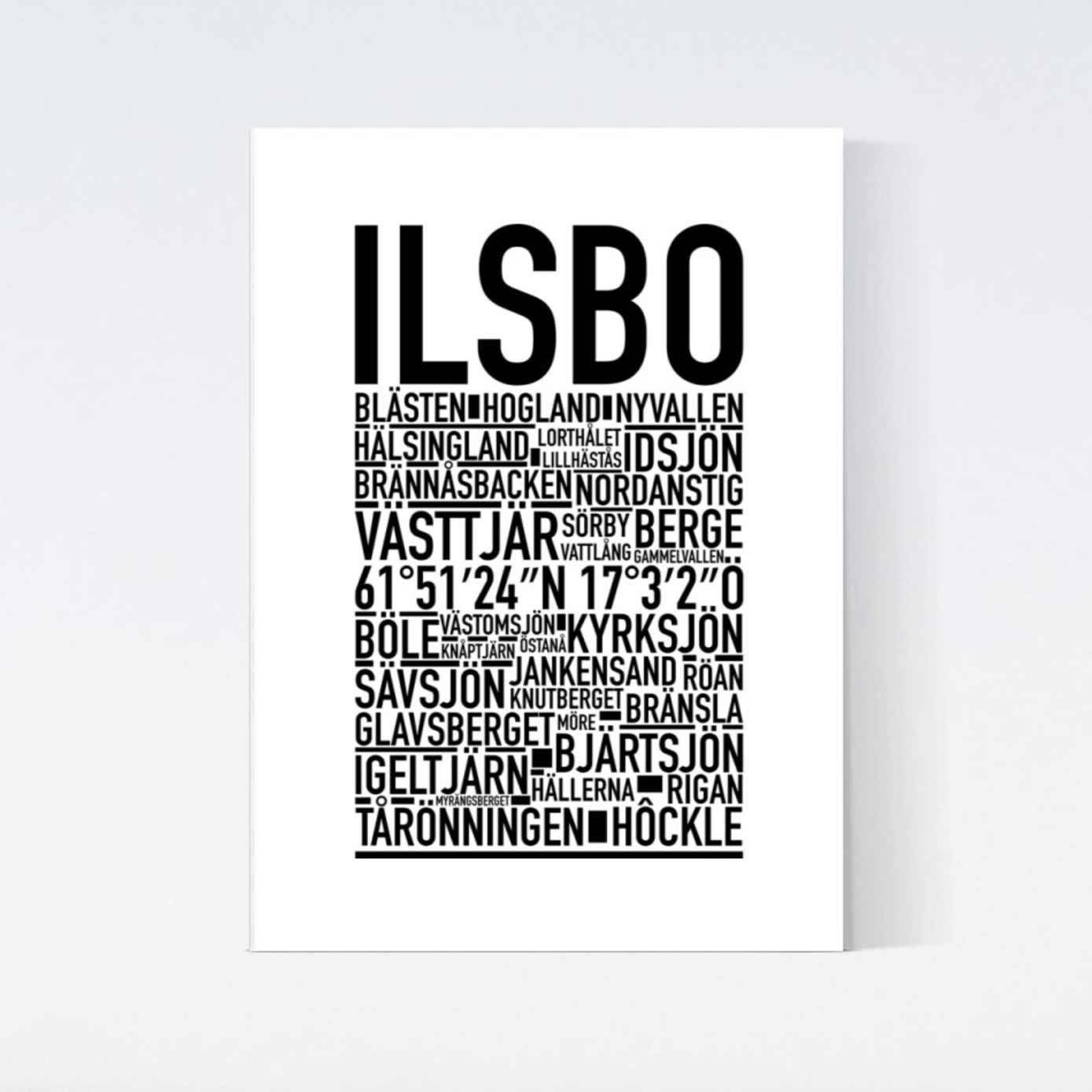 Ilsbo Text Poster