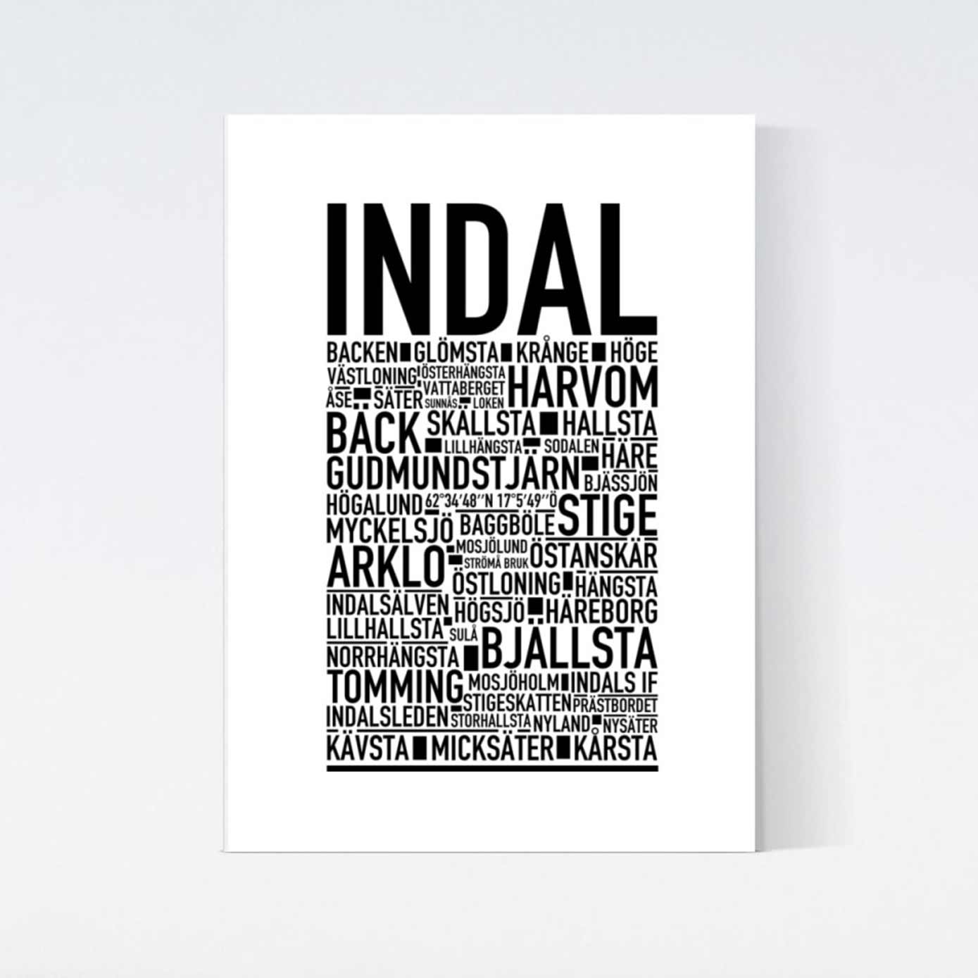 Indal Text Poster